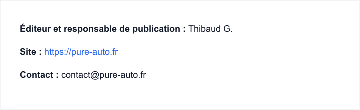 Éditeur, Site, Contact