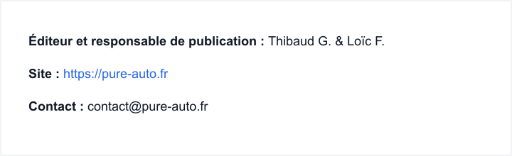 Éditeur, Site, Contact